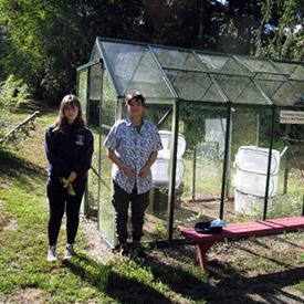 Butterfly volunteers at Spohr Gardens
